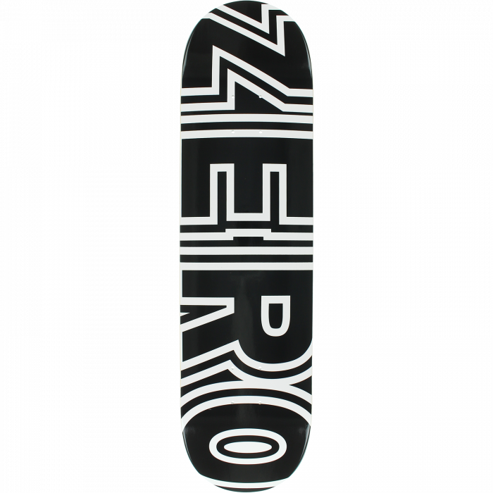 ZERO BOLD DECK-8.25 BLACK/WHT