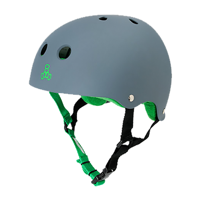 T8 HELMET CARBON RUBBER/GRN XL
