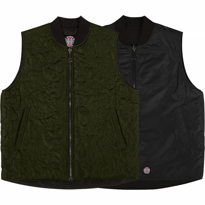 Inde Core Reversible Vest S-Forset Green