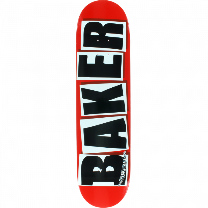 BAKER BRAND LOGO DECK-8.47 RED/BLACK