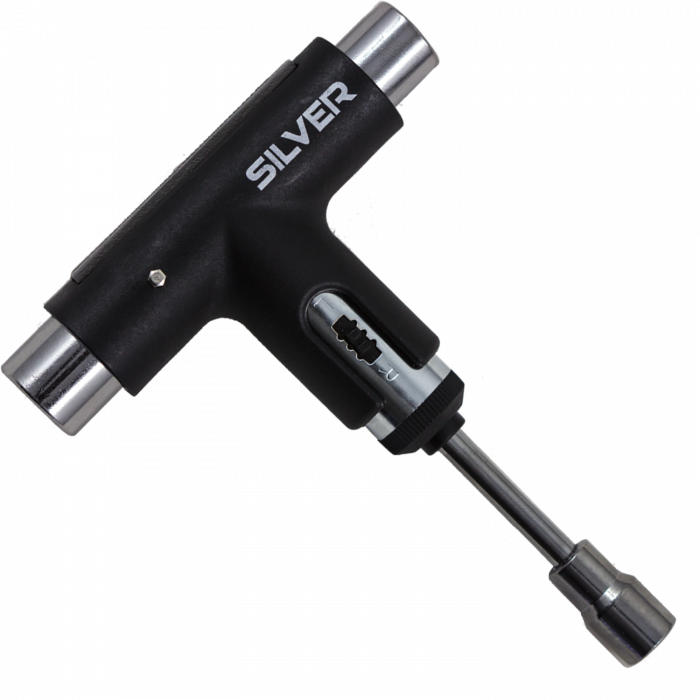 SILVER TOOL BLACK
