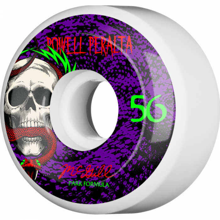 PWL/P MCGILL SKULL & SNAKE 4 PF 56mm WHT/PUR 103a