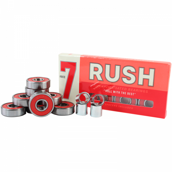 RUSH ABEC-7 BEARINGS W/SPACERS ppp