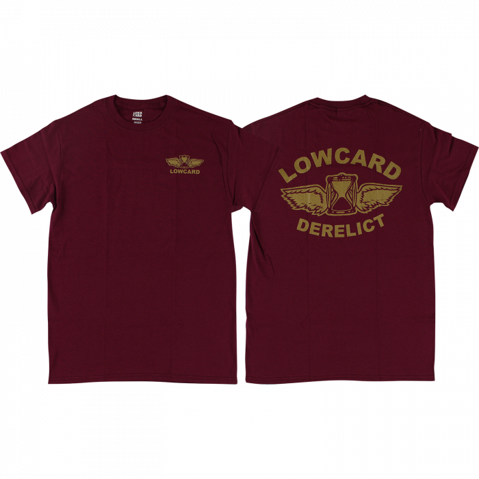 Lowcard Derelict Ss S-Burgundy