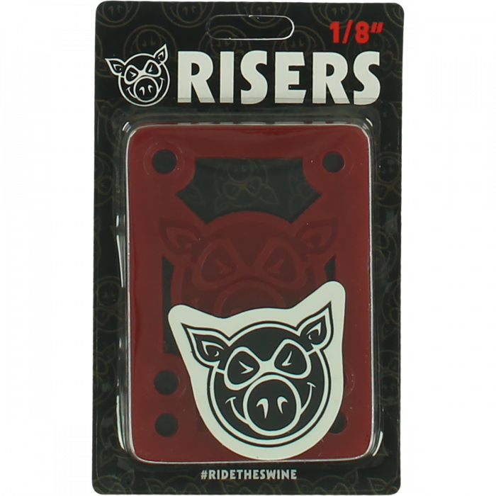 PIG PILES 1/8" SHOCK PAD RED single set