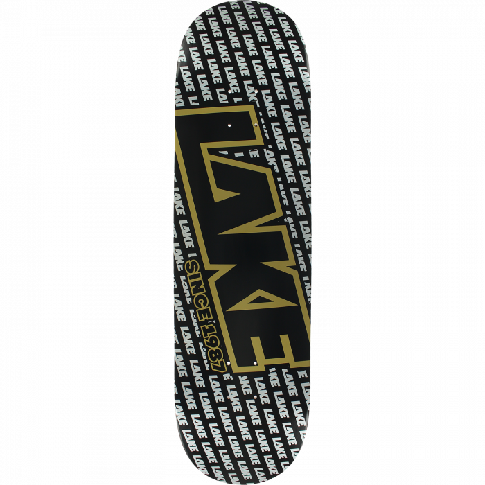 LAKE GOLD DIGGER LOGO DECK-8.5 BLK/SIL/GOLD