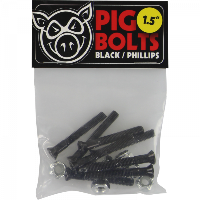 PIG BLACK PHILLPS HARDWARE SET 1.5" BLK/SIL