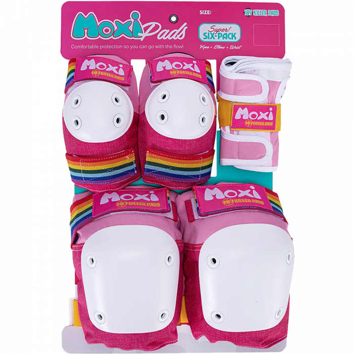 187 6-PACK PAD SET XS-MOXI PINK