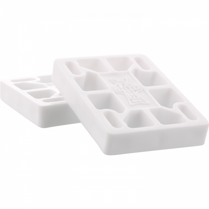 DOGTOWN 1/2" RISERS SET WHITE