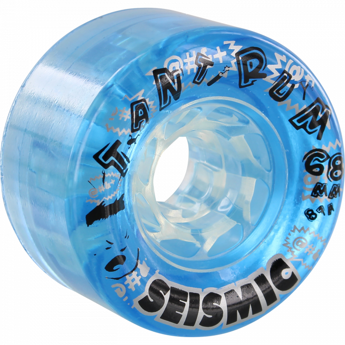 SEISMIC TANTRUM 68mm 81a CLEAR BLUE