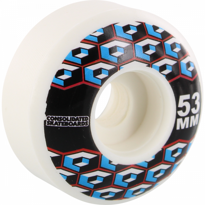 CONSOLIDATED CRACKED CUBE 53mm WHITE