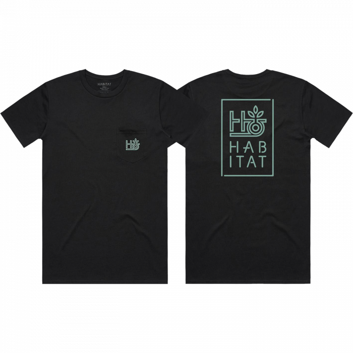Hab Pod Stacked Pocket Ss S-Black