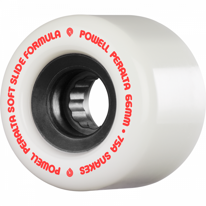 PWL/P SNAKES 66mm 75a WHT/BLK W/RED
