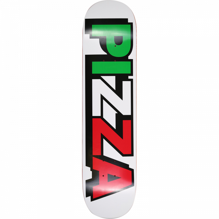 PIZZA TRI LOGO DECK-8.12 WHITE