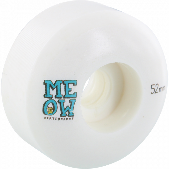 MEOW STACKED LOGO 52mm 100a WHITE