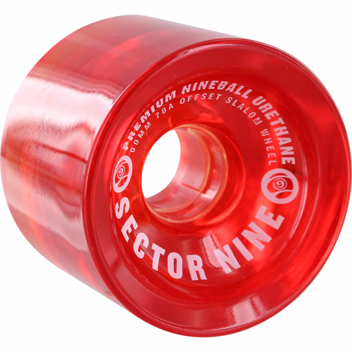 SEC9 NINEBALLS 69mm 78a CLEAR RED