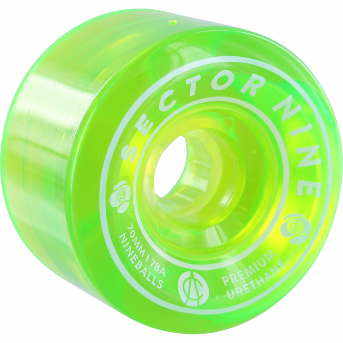 SEC9 NINEBALLS 70mm 78a CLEAR GREEN