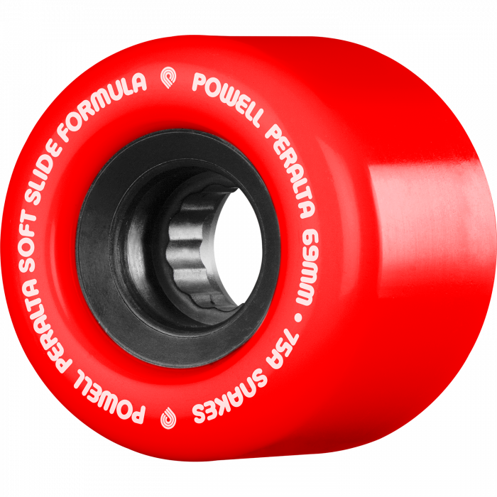 PWL/P SNAKES 69mm 75a RED/BLK W/WHT