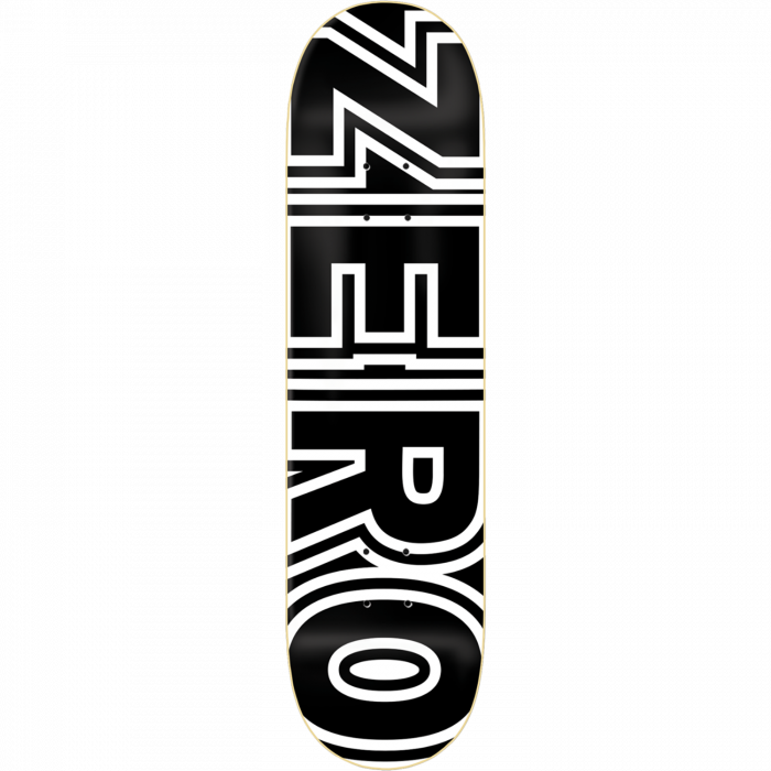 ZERO BOLD DECK-8.12 BLACK/WHT