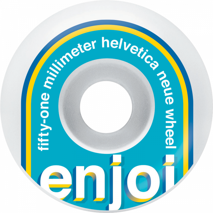 ENJOI HELVETICA NEUE 51mm WHT/BLU
