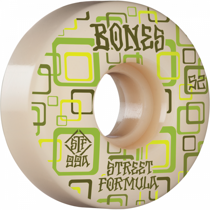 BONES STF V3 RETROS 52mm 99A White