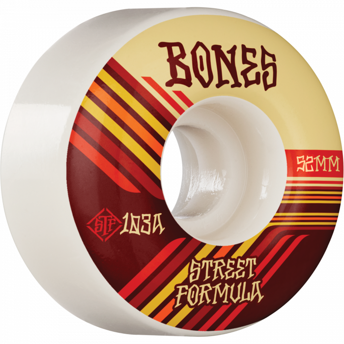 BONES STF V4 RETROS 52mm 103A White