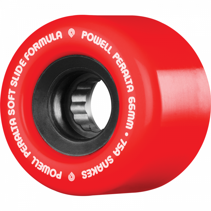 PWL/P SNAKES 66mm 75a RED/BLK W/WHT