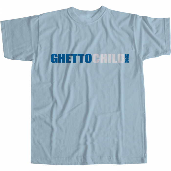 Ghetto Child Monotone Classic Usa Ss S-Blue
