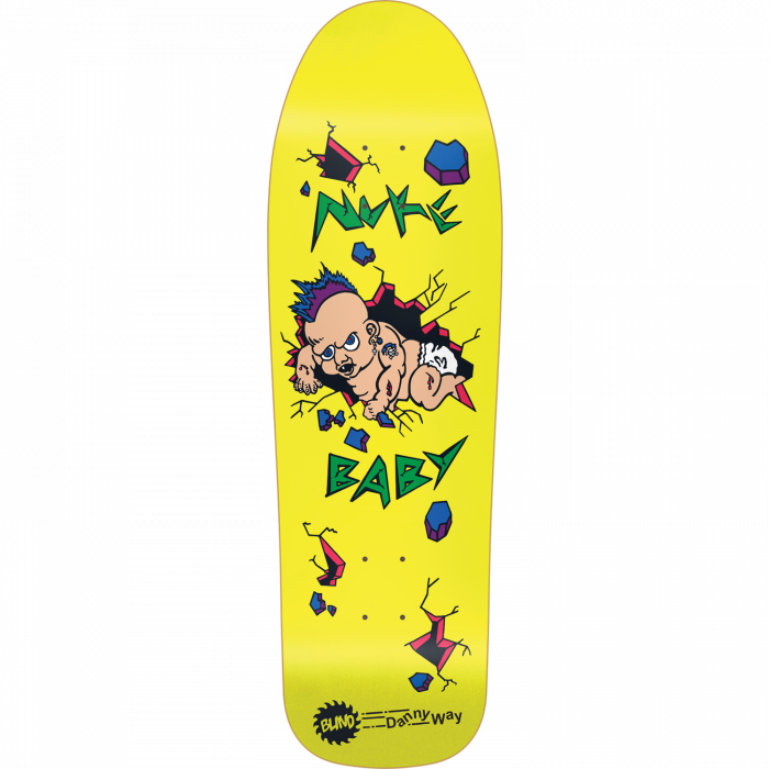 BLIND WAY NUKE BABY DECK-9.7X31.7 YELLOW sp