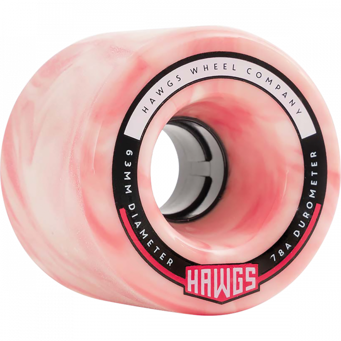 HAWGS FATTIE 63mm 78a PINK/WHT