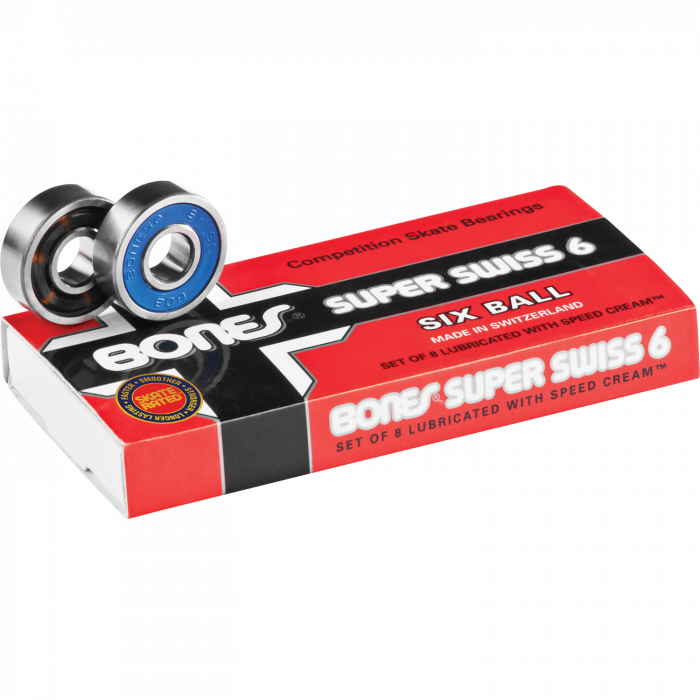 BONES SUPER SWISS 6 BALL (SINGLE SET) BEARINGS