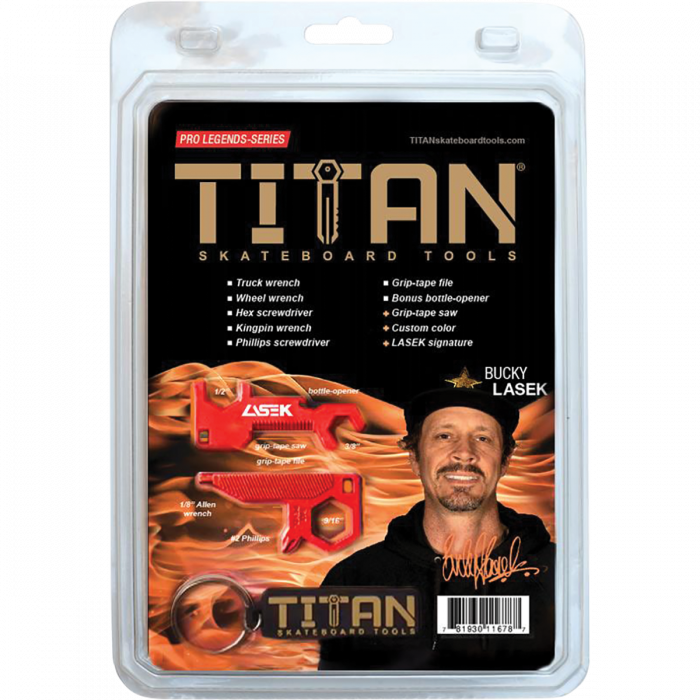 TITAN SKATE TOOL LASEK PRO LEGENDS SERIES RED