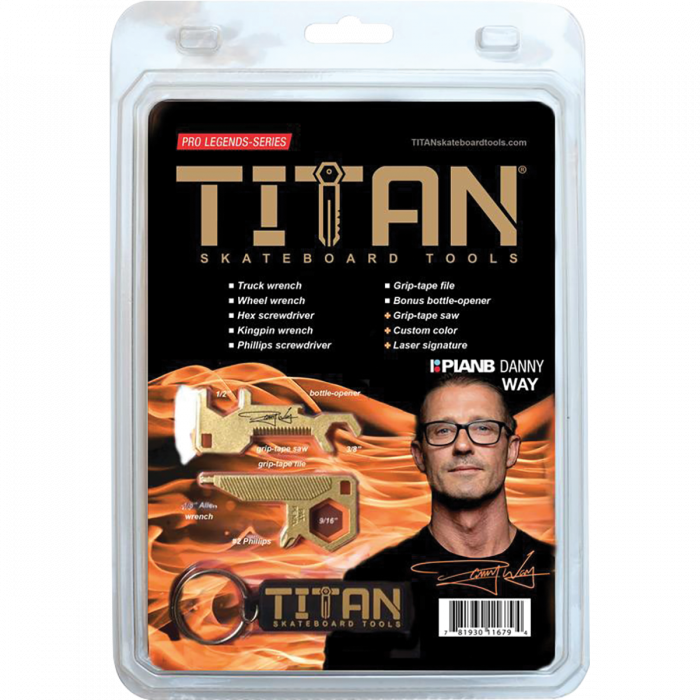 TITAN SKATE TOOL WAY PRO LEGENDS SERIES GOLD