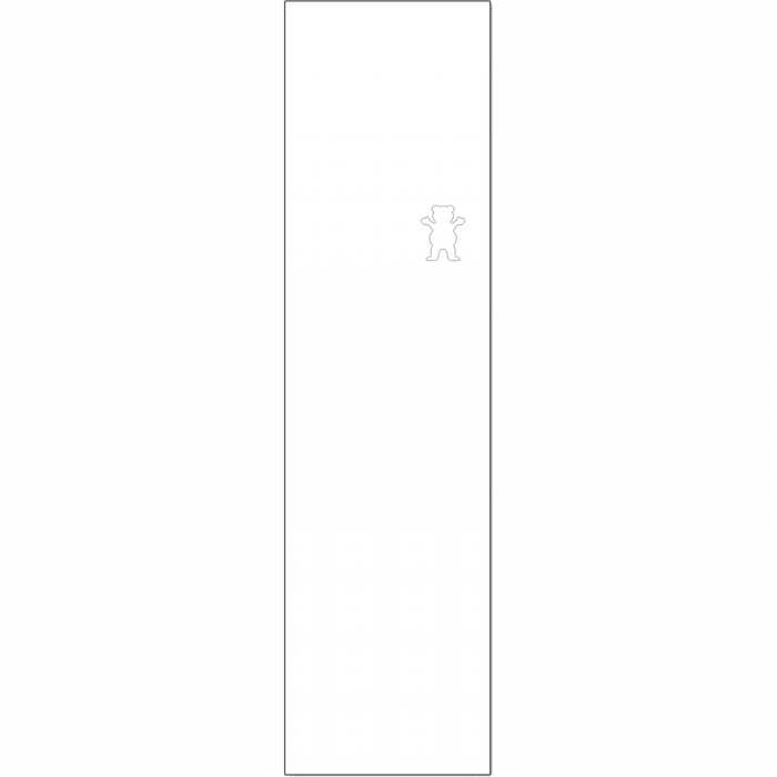 GRIZZLY 1-SHEET BEAR CUTOUT(REGULAR) GRIP WHITE