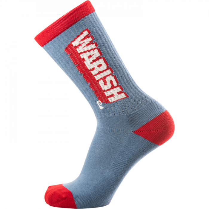 Psockadelic Warish Crew Socks Blu/Red