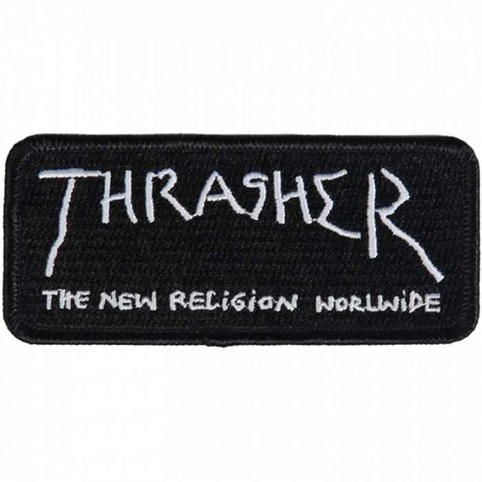 Thrasher New Religion Patch Black