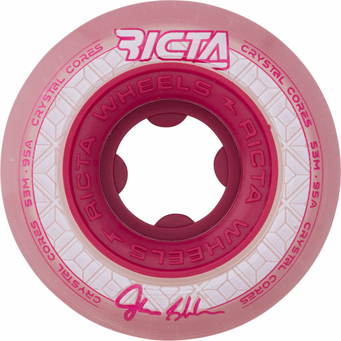 RICTA SHANAHAN CRYSTAL CORES 53MM 95A CLR/MTLC.RED