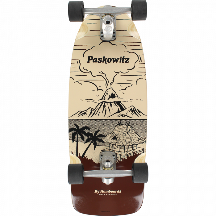 HAMBOARDS PASKOWTIZ 30" SURFSKATE COMP HUT ISLAND