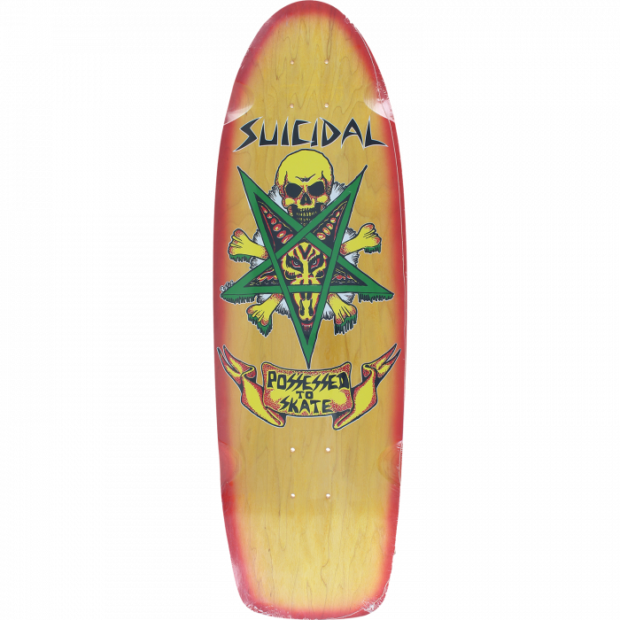 SUICIDAL PTS 70'S DECK-10x30 YEL/RED FADE