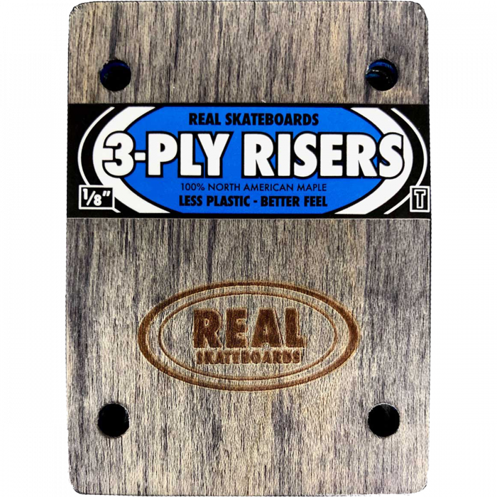 REAL WOODEN RISERS SET 3ply 1/8" THUNDER