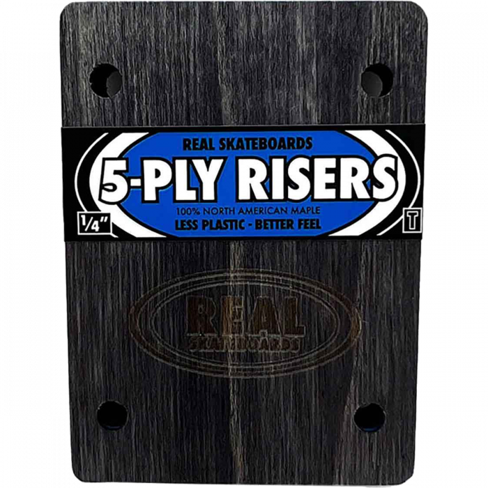 REAL WOODEN RISERS SET 5ply 1/4" THUNDER