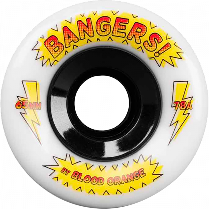 BLOOD ORANGE BANGERS 65mm 78a WHITE