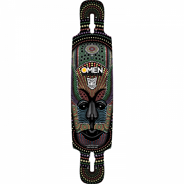 OMEN JAMAICA MASK DT W/KICK DECK-9.5X41.5
