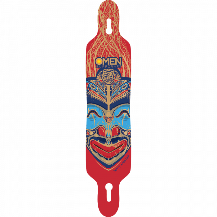 OMEN NATIVE AMERICAN MASK DT W/FLEX DECK-9.12X41.5