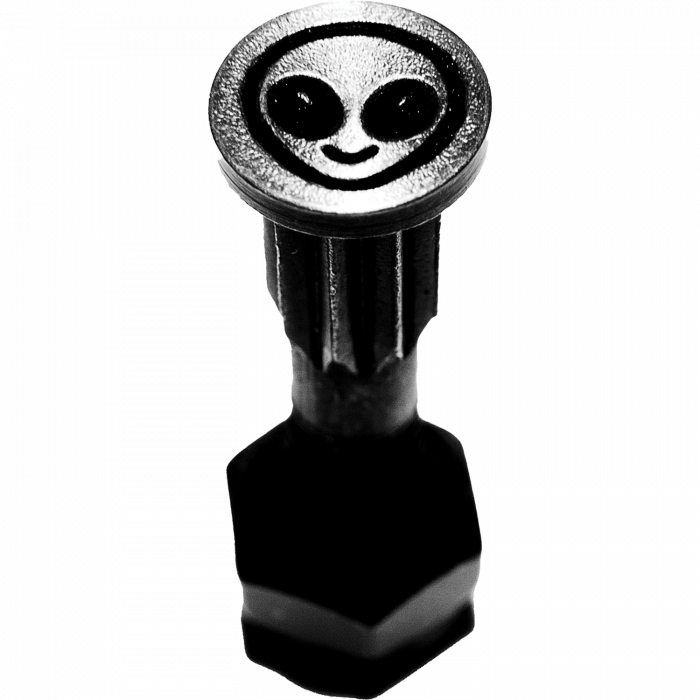 SCREW CITY HARDWARE SET 1" ALIEN BLACK