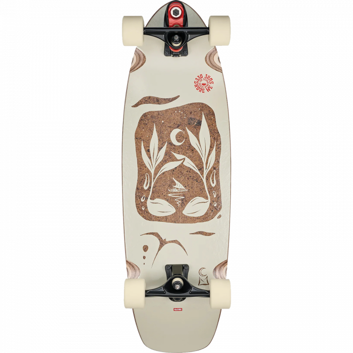 GLB ZUMA SURF SKATE COMP-9.7x31.5 COCONUT/NIU