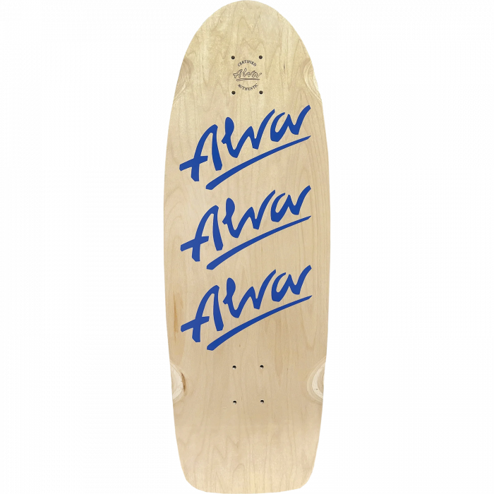 ALVA 1980 TRI LOGO PIG DECK-10X30 NAT/COBALT