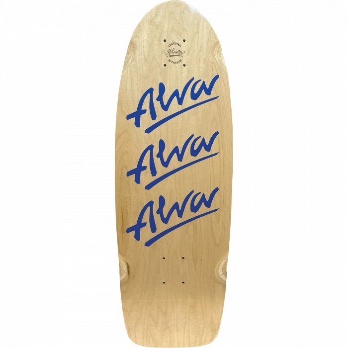 ALVA 1980 TRI LOGO PIG DECK-10X30 NAT/TWILIGHT BLU