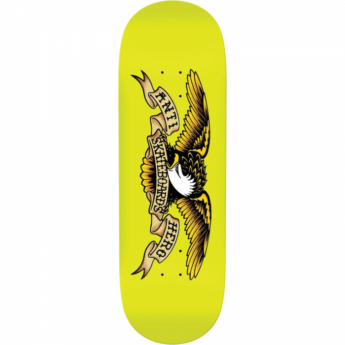 AH SHAPED EAGLE DECK-10x31.85 HORSE PILL YEL
