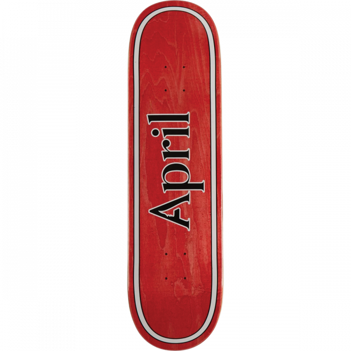 APRIL AP OG LOGO DECK-8.5 RED/BLK/WHT